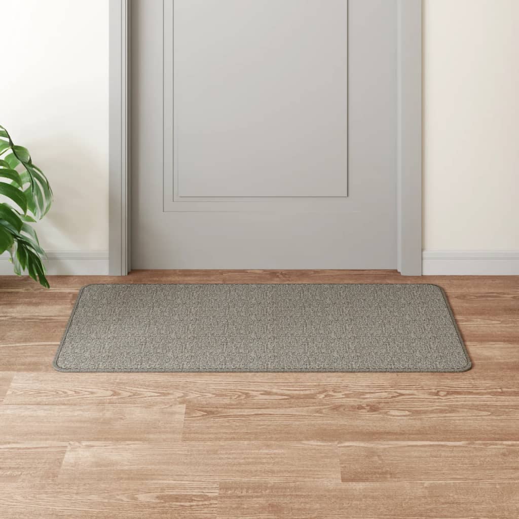 vidaXL paklājs, sizala izskats, sudraba krāsa, 50x100 cm
