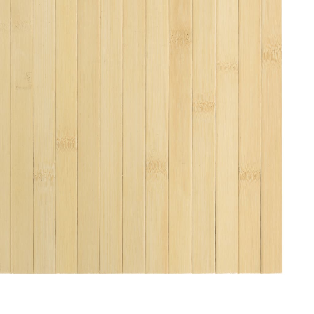vidaXL paklājs, taisnstūra forma, dabīga krāsa, 70x300 cm, bambuss