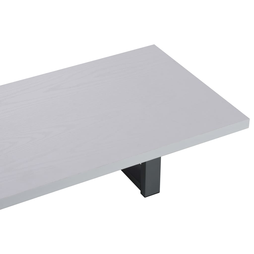 vidaXL vannasistabas mēbeles, baltas, 160x40x16,3 cm