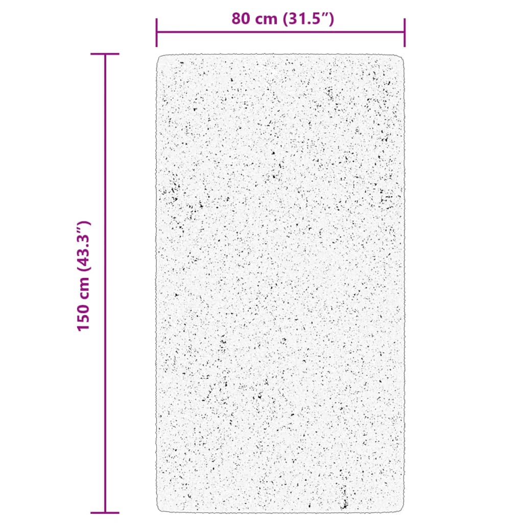 vidaXL paklājs ARBIZU, lietošanai telpās, ārā, vintāža, 80x150 cm