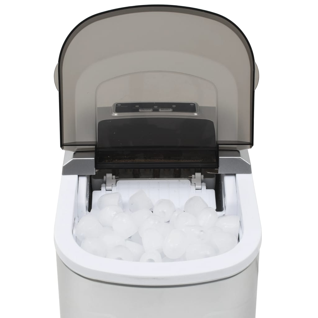 vidaXL ledus pagatavošanas ierīce, 2,4 L, sudraba krāsā, 15 kg/24 h