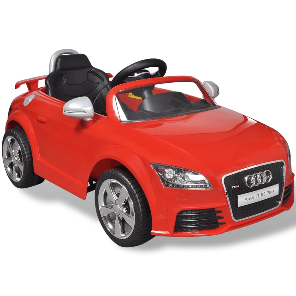 Audi TT RS Sēžamā Elektriskā Mašīna Bērniem, Tālvadības Pults, Sarkana