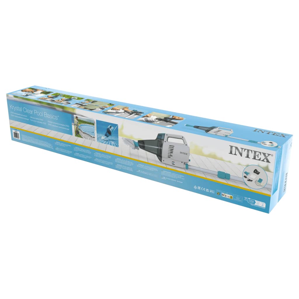 Intex uzlādējams spa un baseina putekļsūcējs, balts