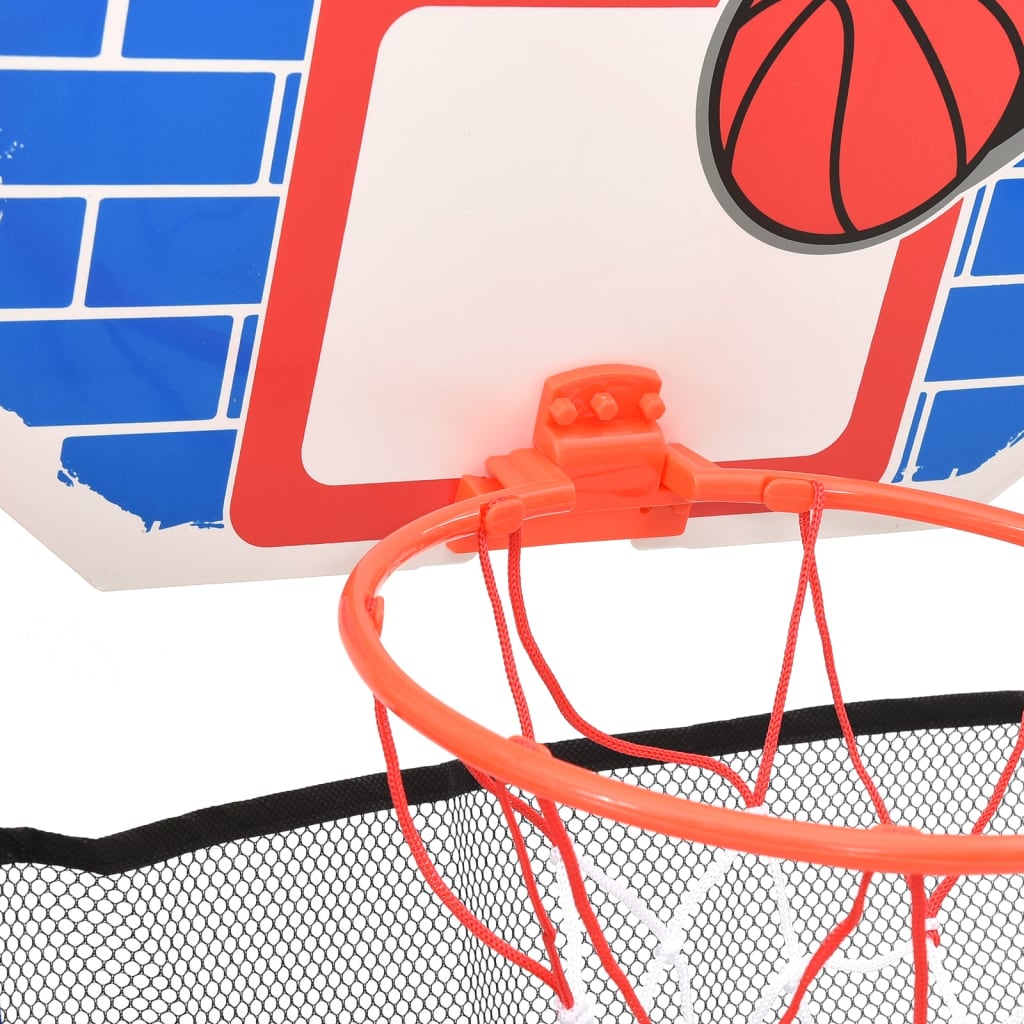 vidaXL bērnu basketbola komplekts, piemērots grīdai un sienai