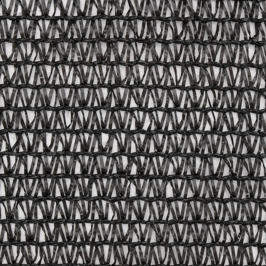 vidaXL norobežojošais tīkls, HDPE, 1x10 m, melns