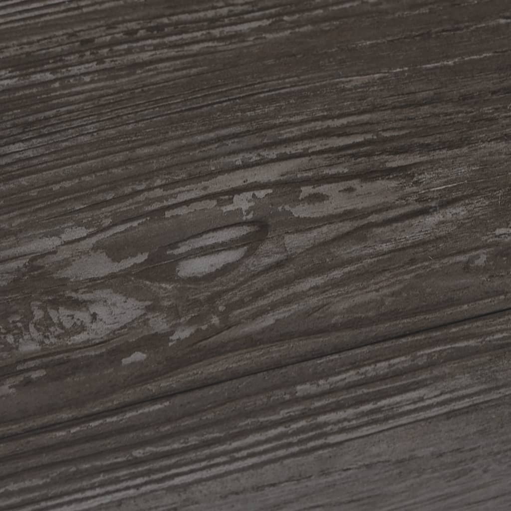 vidaXL grīdas dēļi, 4,46 m², 3 mm, svītraina koka PVC