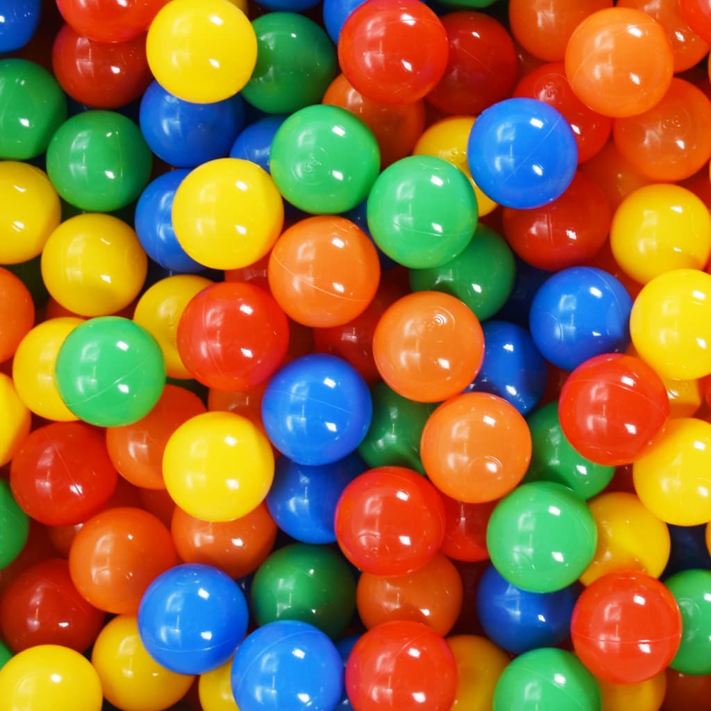 vidaXL krāsainas rotaļu bumbiņas bērnu baseinam, 1000 gab.