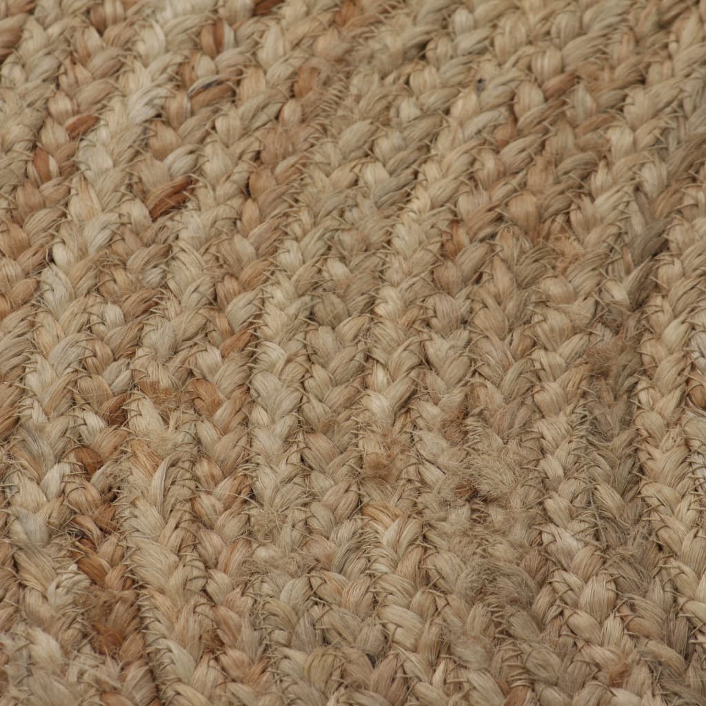 vidaXL paklājs, pīts, apaļš, 150 cm, džuta