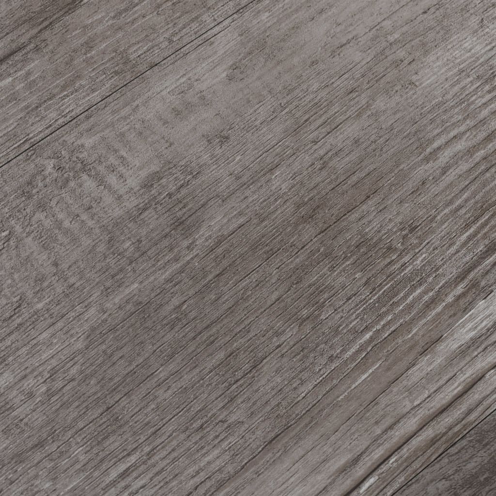 vidaXL grīdas dēļi, 5,26 m², 2 mm, matēta koka brūni, PVC