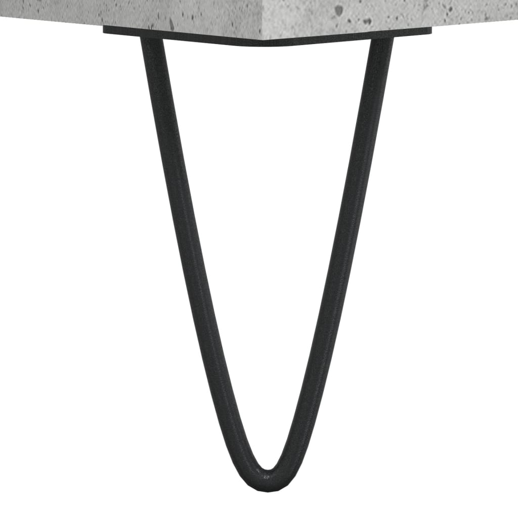 vidaXL apavu plaukts, betonpelēks, 102x36x60 cm, inženierijas koks