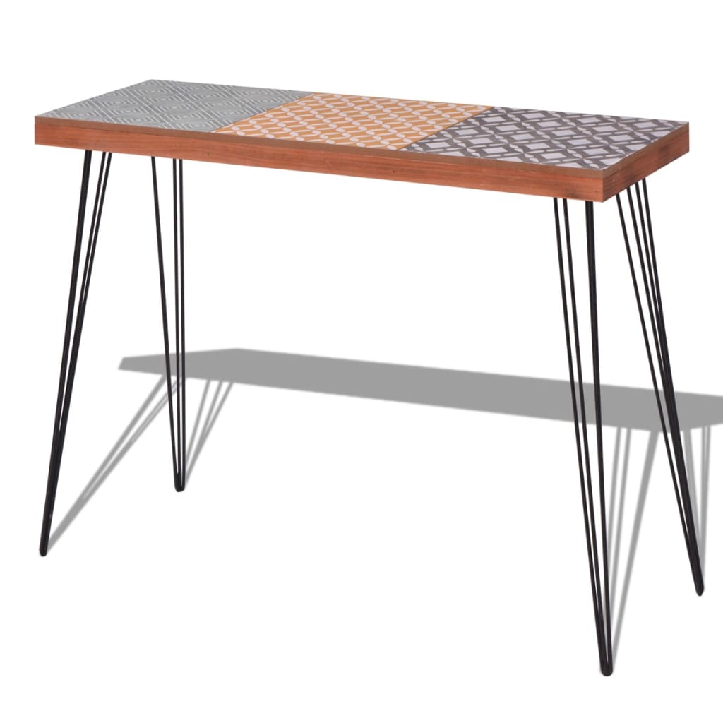 vidaXL konsoles galdiņš, 90x30x71.5 cm, brūns