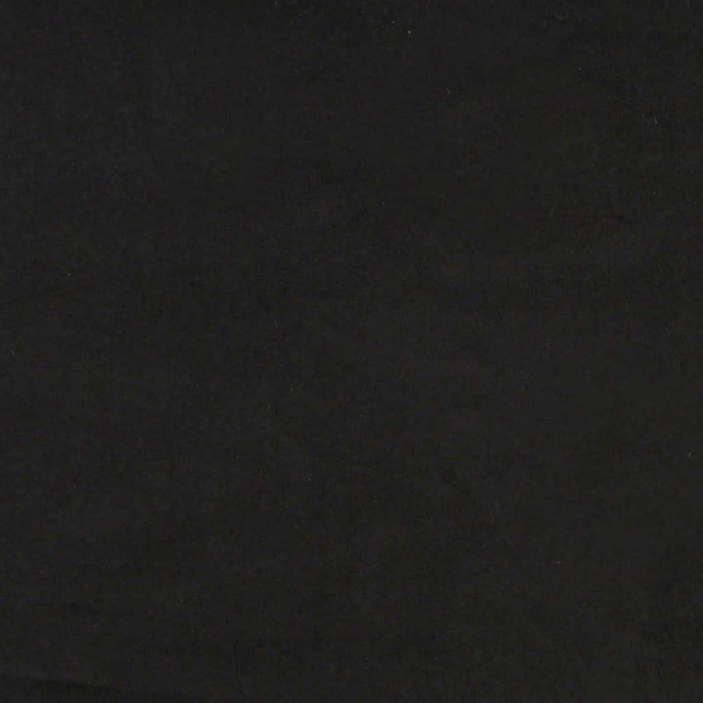 vidaXL L-formas dīvāngulta, melna, 275x140x70 cm, samts