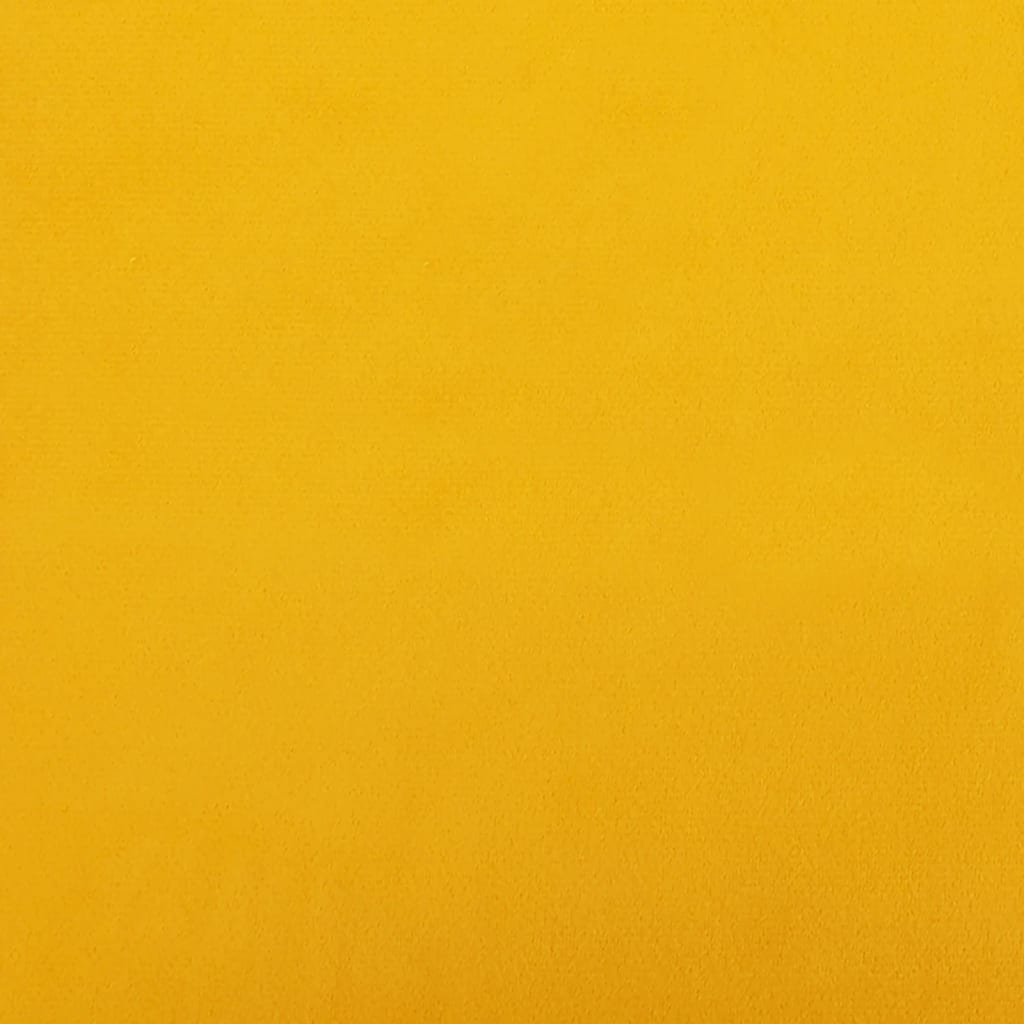 vidaXL kājsoliņš, 78x56x32 cm, dzeltens samts