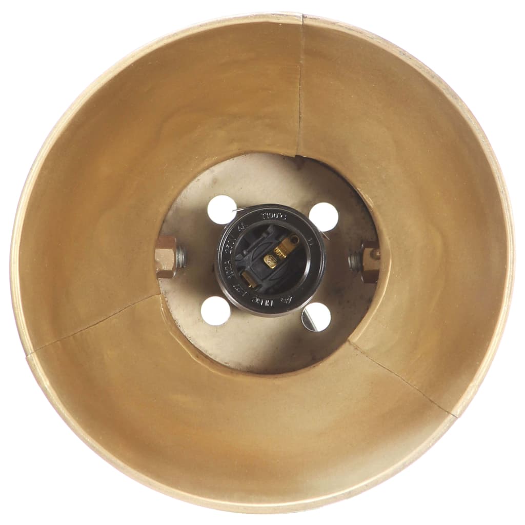 vidaXL sienas lampa, industriāls dizains, misiņa krāsā, 45x25 cm, E27