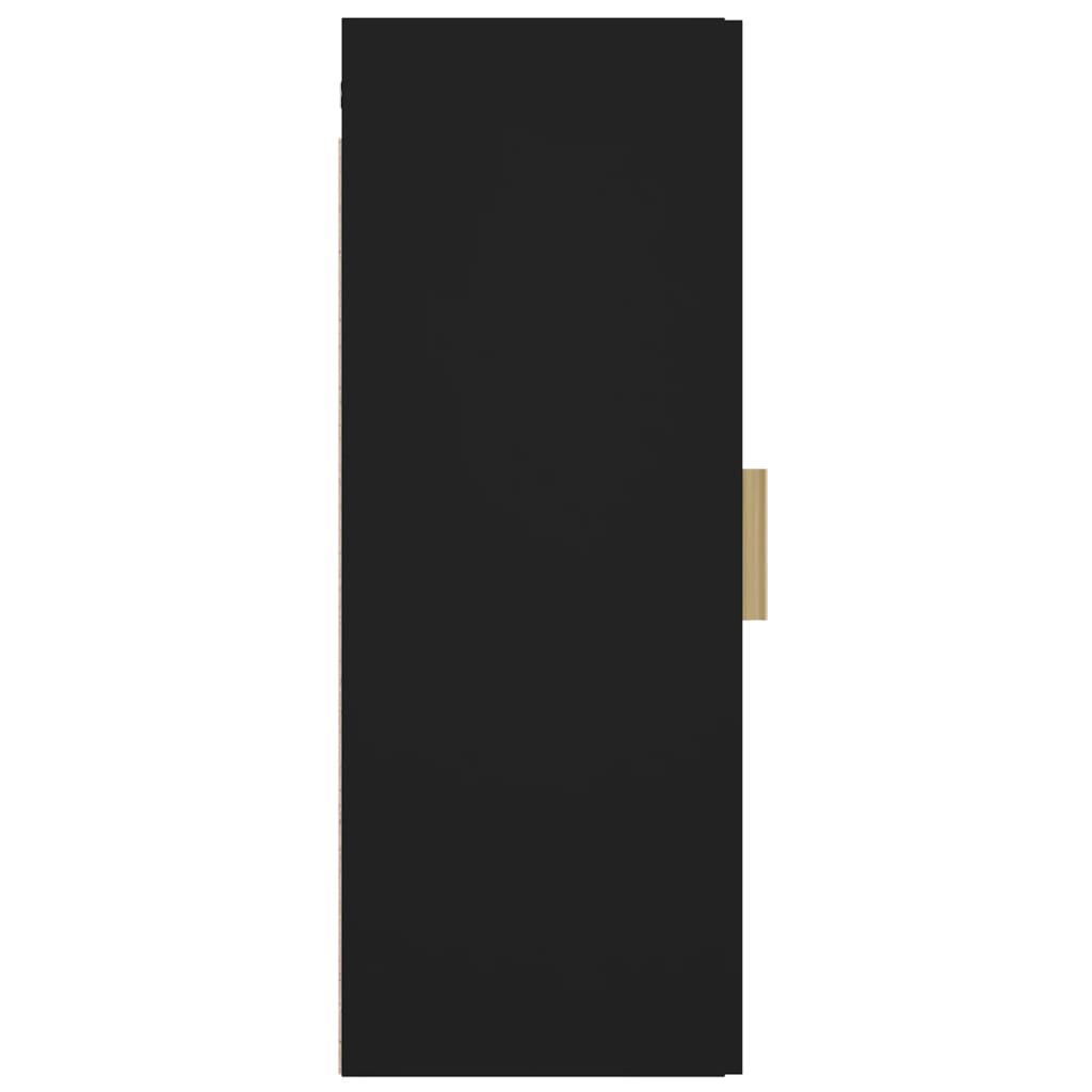 vidaXL piekarams skapītis, melns, 34,5x34x90 cm