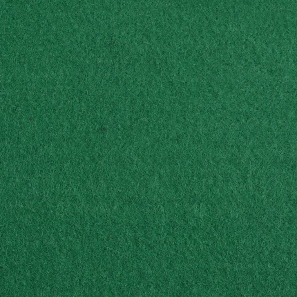 vidaXL izstāžu paklājs, 1x24 m, zaļš