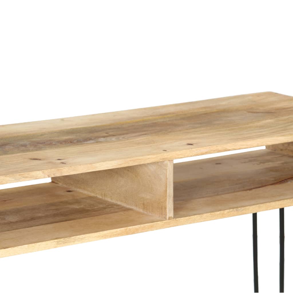 vidaXL konsoles galdiņš, mango masīvkoks, 115x35x76 cm