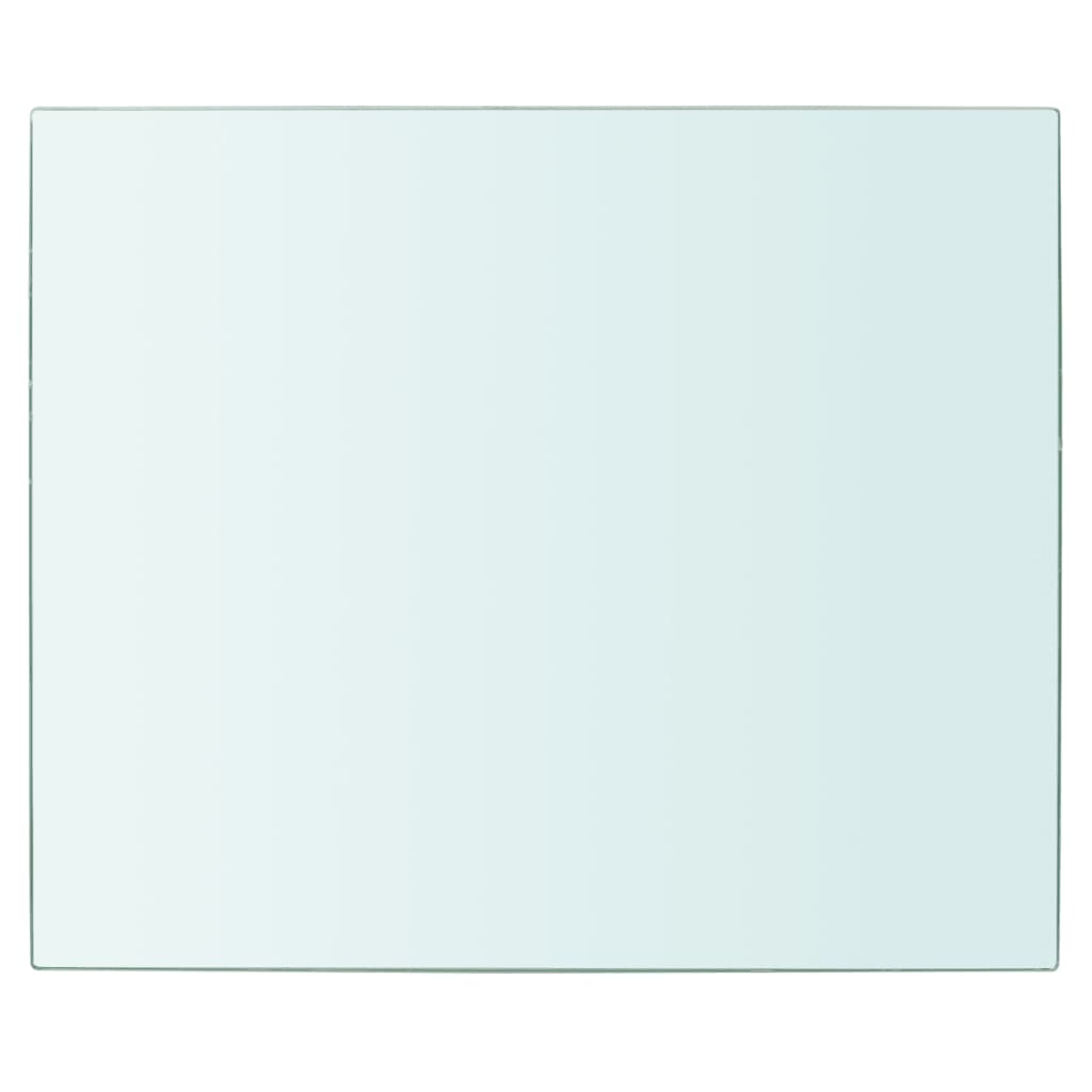 vidaXL sienas plaukts, 30x25 cm, caurspīdīgs stikls