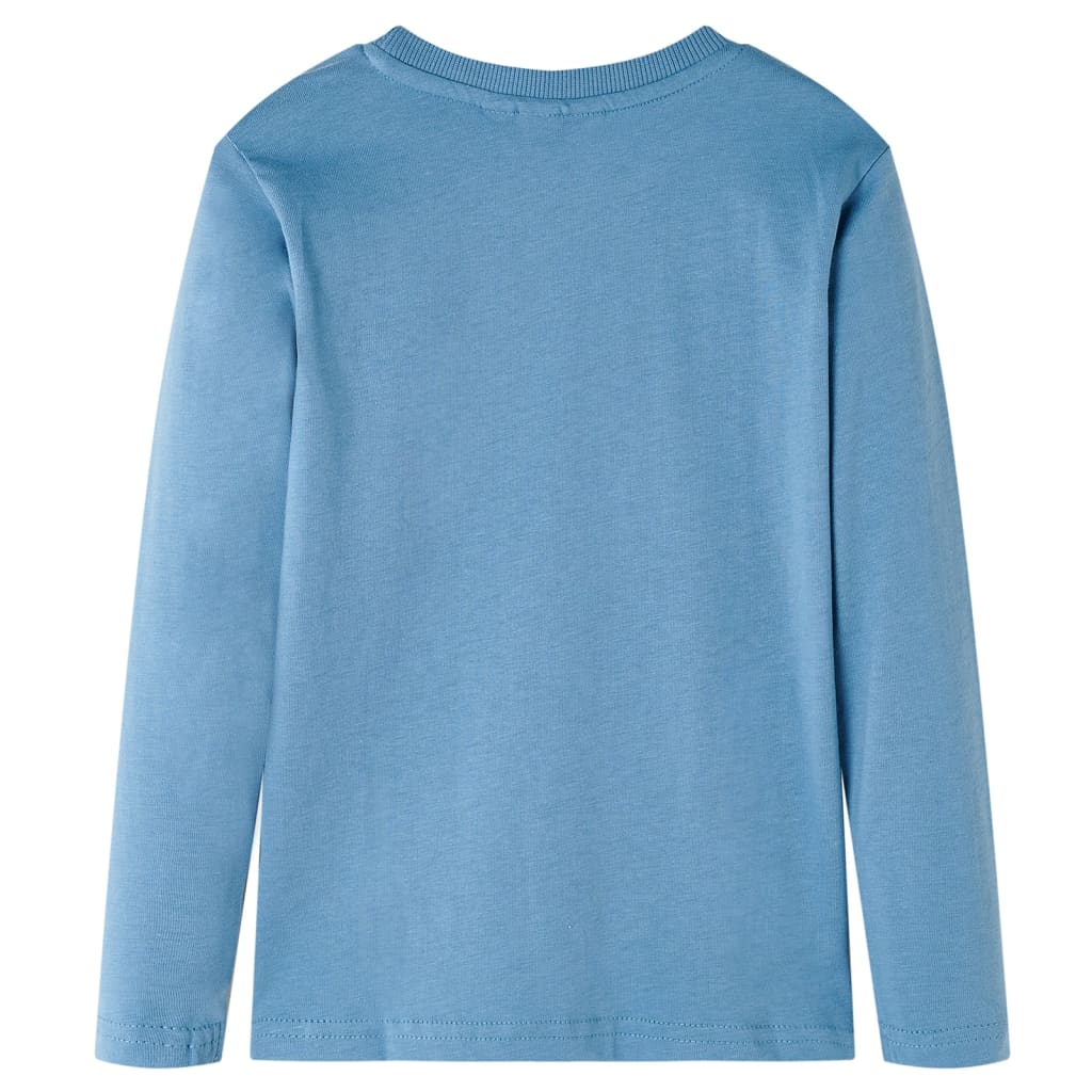 Bērnu krekls ar garām piedurknēm, zils, 92