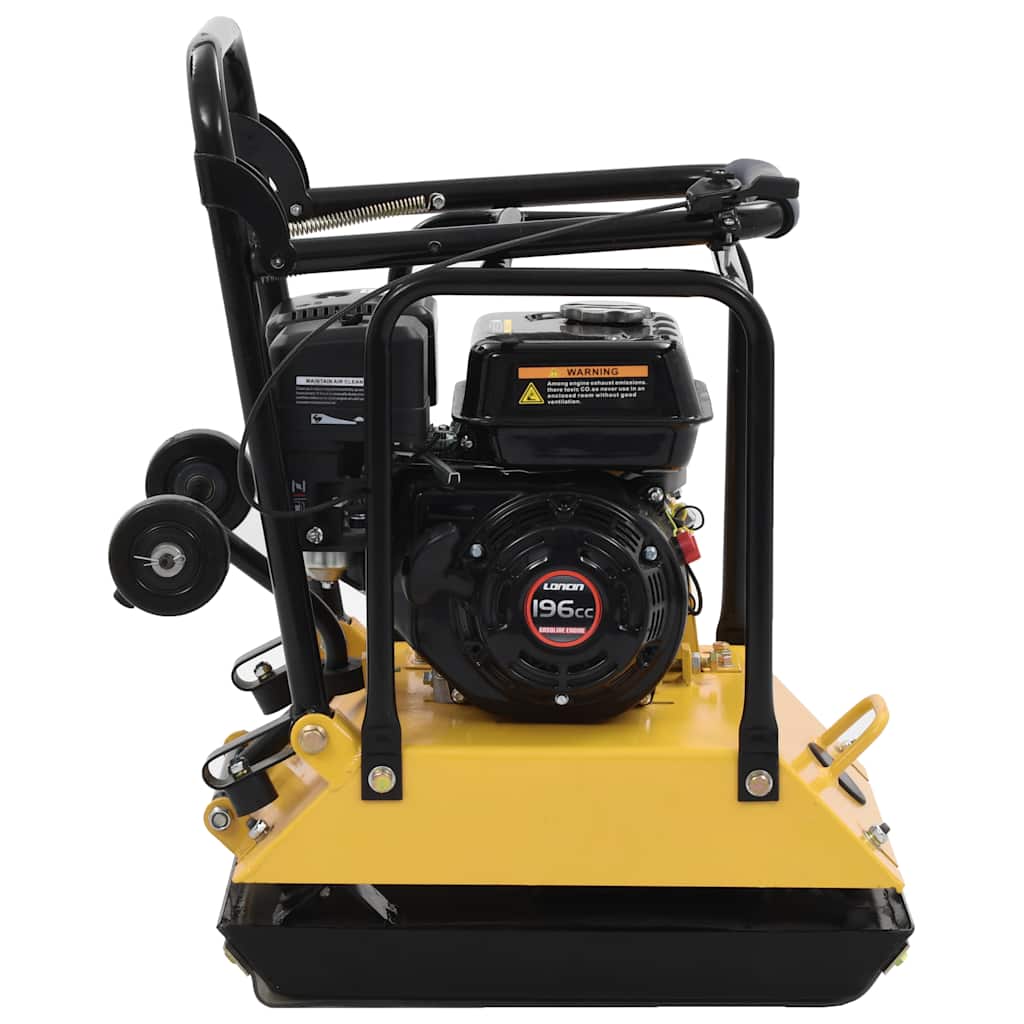 vidaXL vibroplate, 196 CC, 85 kg, 15,5 Kn