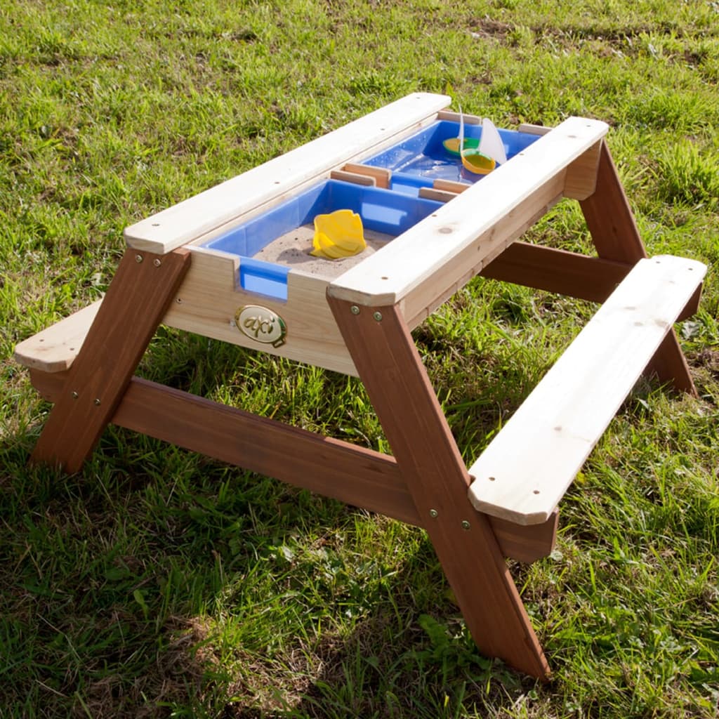 AXI piknika, dārza galds, Nick, ar saulessargu
