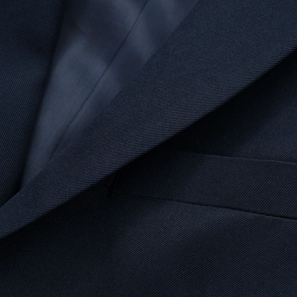 vidaXL bērnu uzvalks, trīsdaļīgs, izmērs 128/134, tumši zils