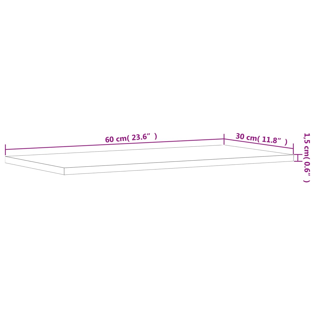 vidaXL sienas plaukti, 4 gab., pelēki, 60x30x1,5 cm, inženierijas koks