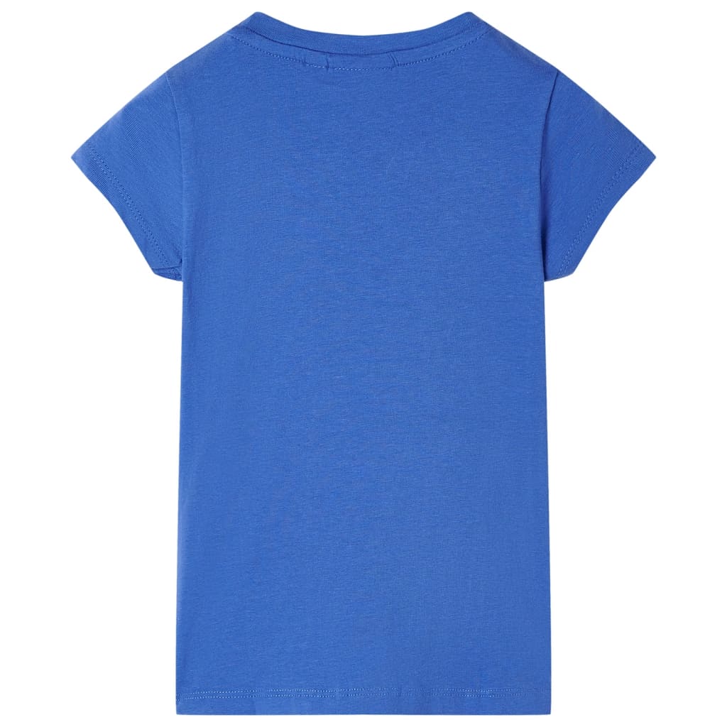 Bērnu T-krekls, koši zils, 92