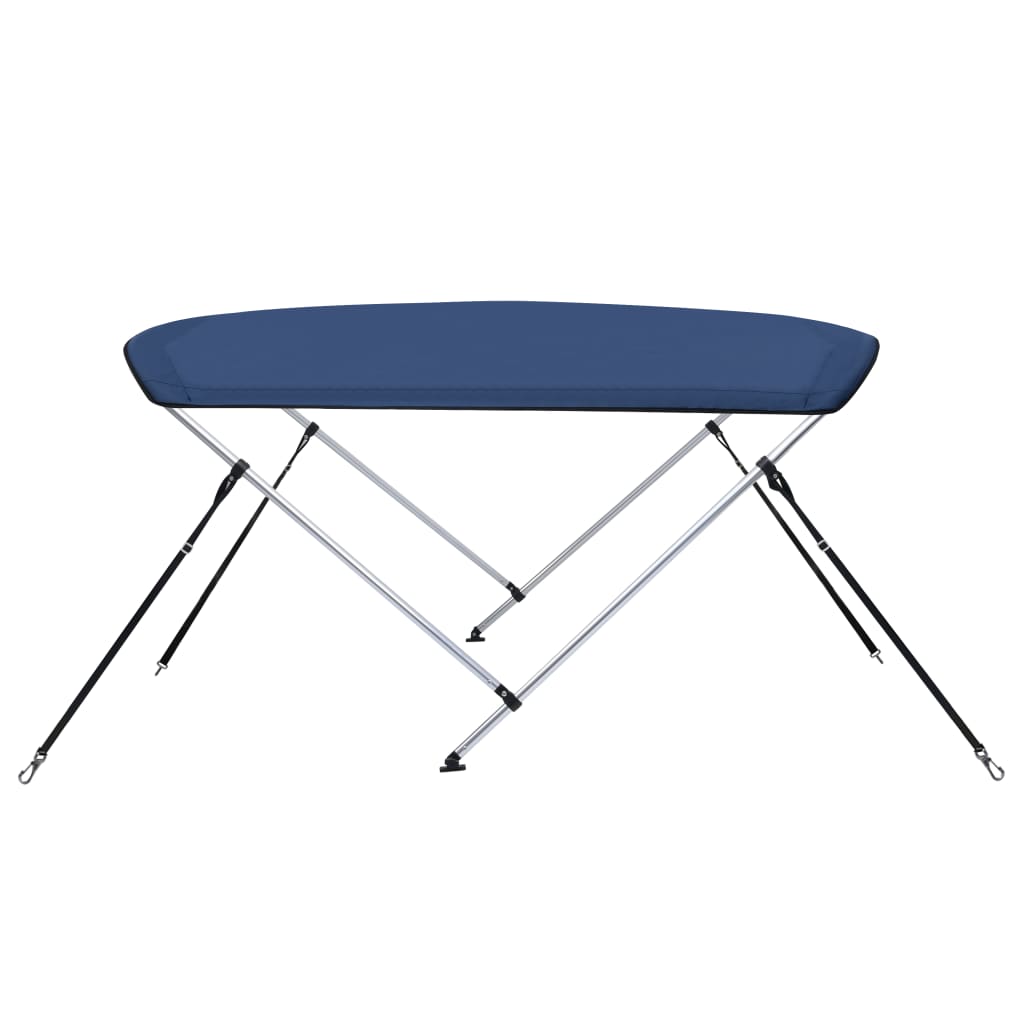 vidaXL divloku motorlaivas jumts, tumši zils, 150x120x110 cm
