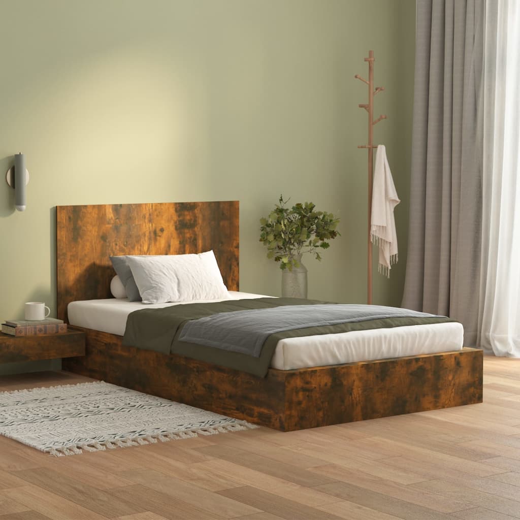 vidaXL gultas galvgalis, ozola krāsa, 120x1,5x80 cm, inženierijas koks