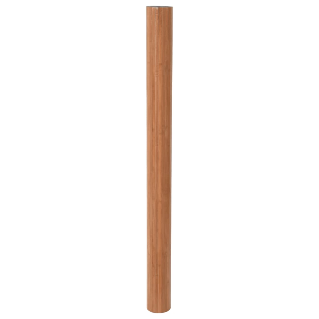 vidaXL istabas aizslietnis, brūns, 165x400 cm, bambuss