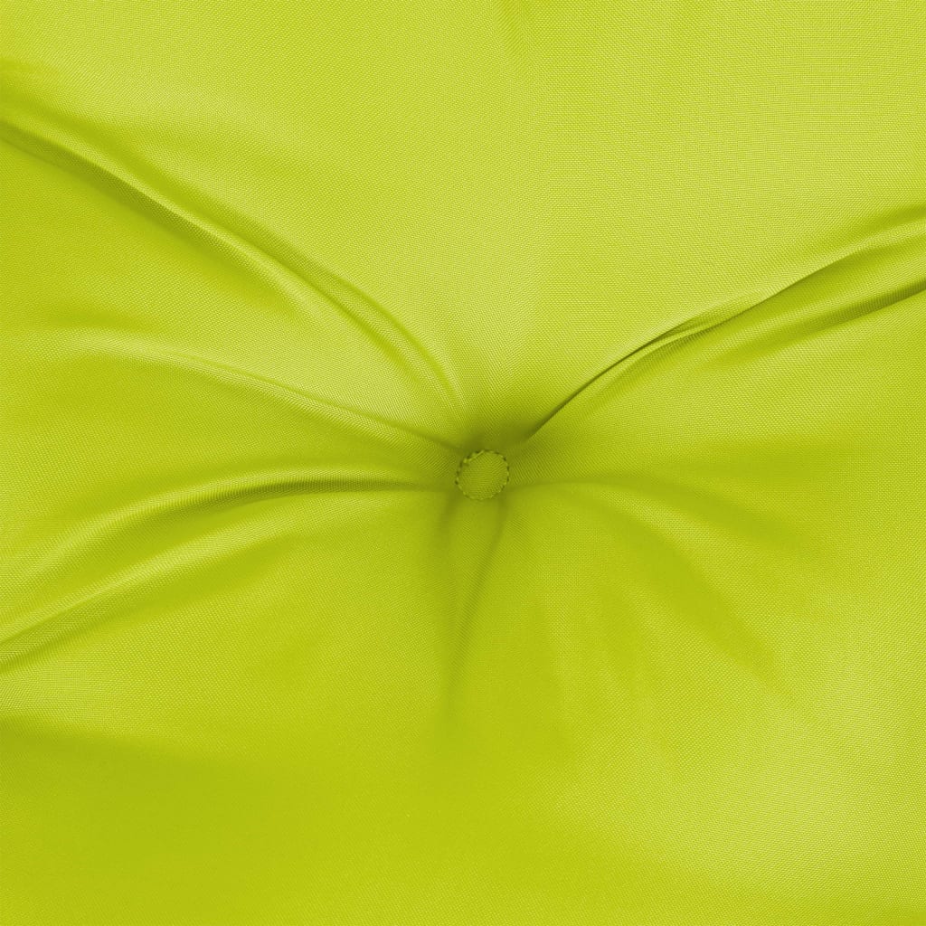 vidaXL dārza sola matracis, 200x50x7 cm, audums, spilgti zaļš
