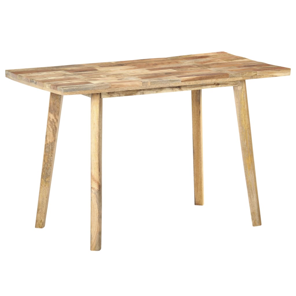 vidaXL virtuves galds, 120x60x75 cm, neapstrādāts mango koks