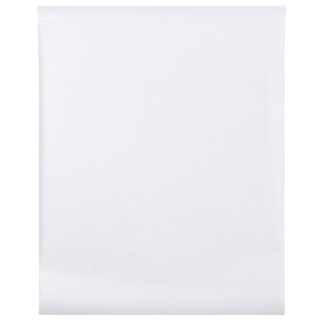 vidaXL loga plēve, matēta, balts, 45x1000 cm, PVC