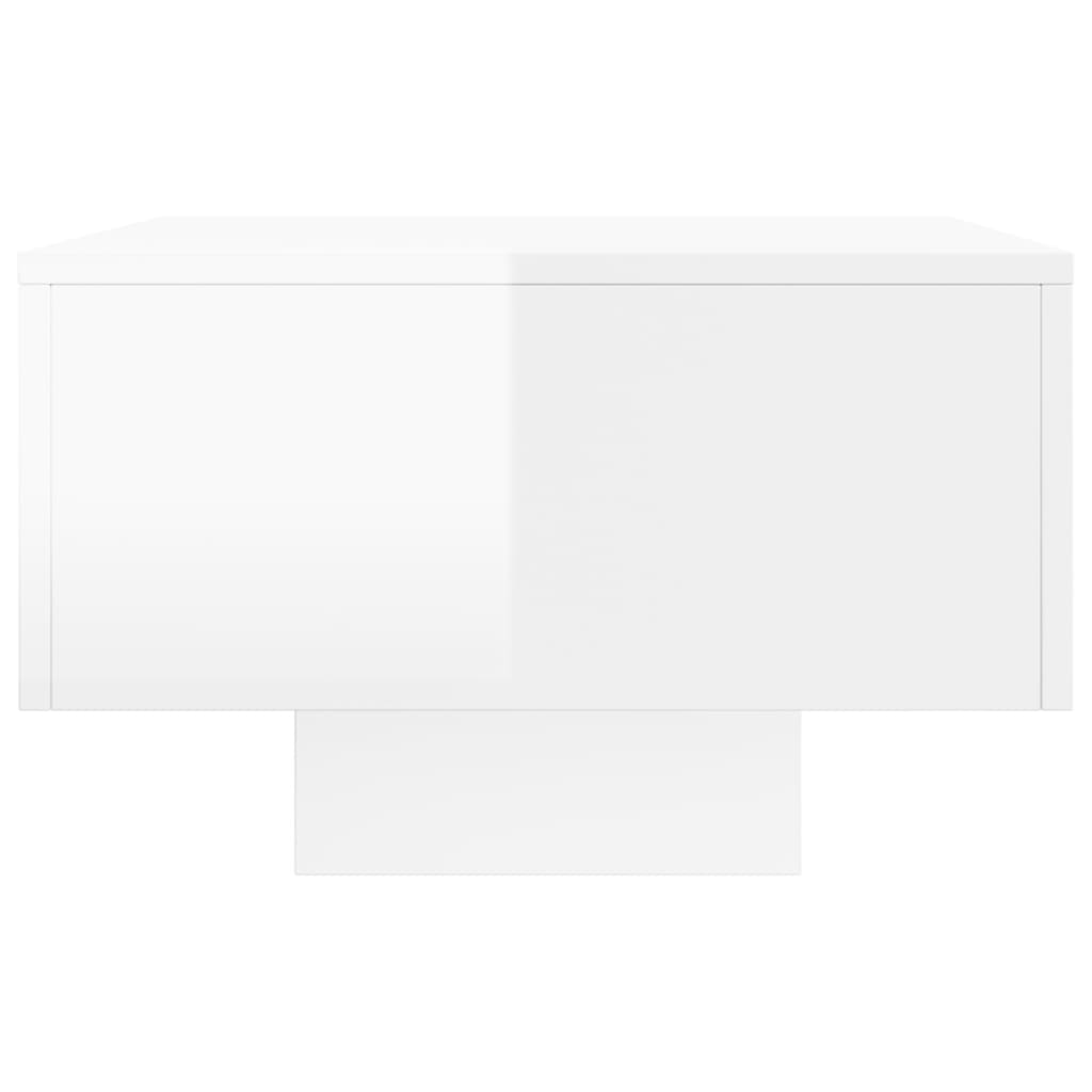 vidaXL kafijas galdiņš, balts, 100x49,5x31 cm, inženierijas koks