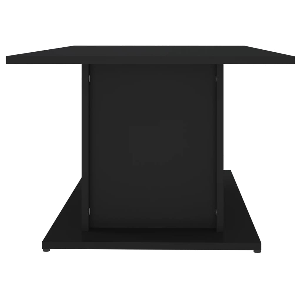 vidaXL kafijas galdiņš, melns, 102x55,5x40 cm, skaidu plāksne