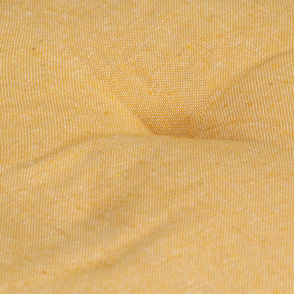 vidaXL palešu dīvāna matracis, 73x40x7 cm, dzeltens