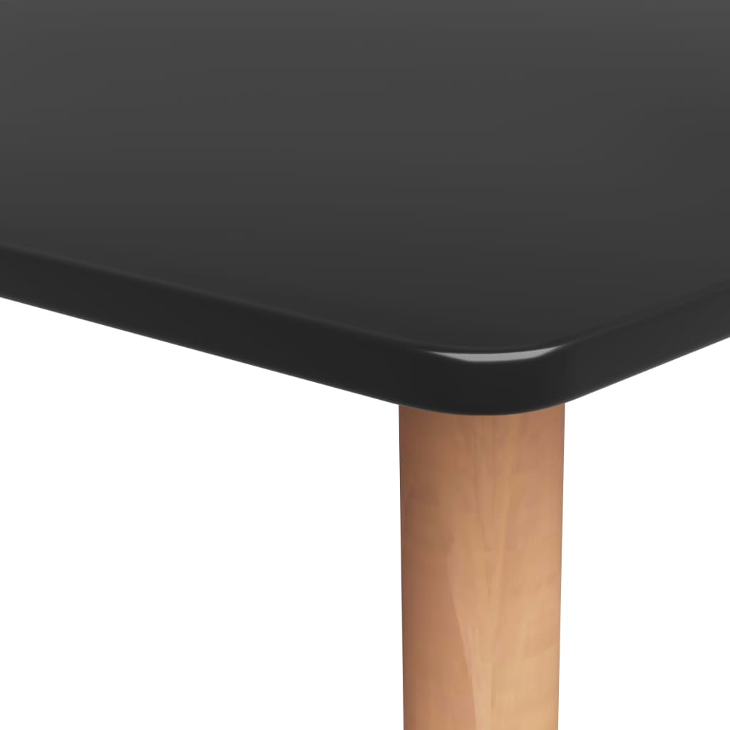 vidaXL bāra galds, melns, 120x60x105 cm