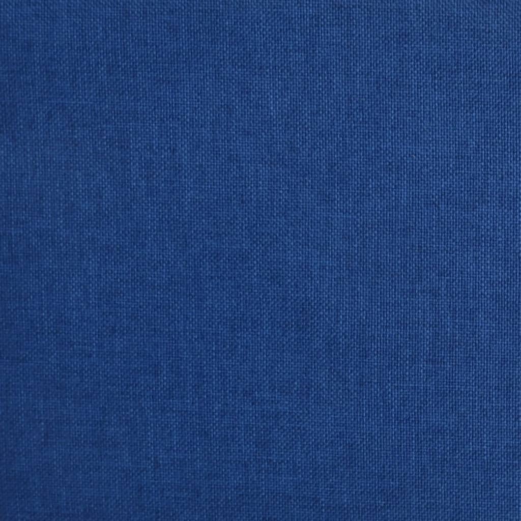 vidaXL kājsoliņš, zils, 78x56x32 cm, audums