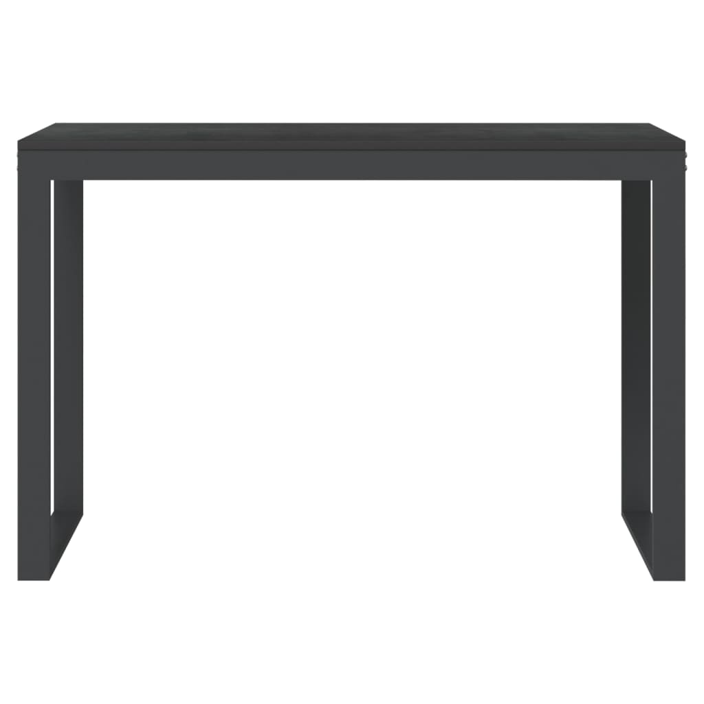 vidaXL datorgalds, 110x60x73 cm, skaidu plāksne, melns