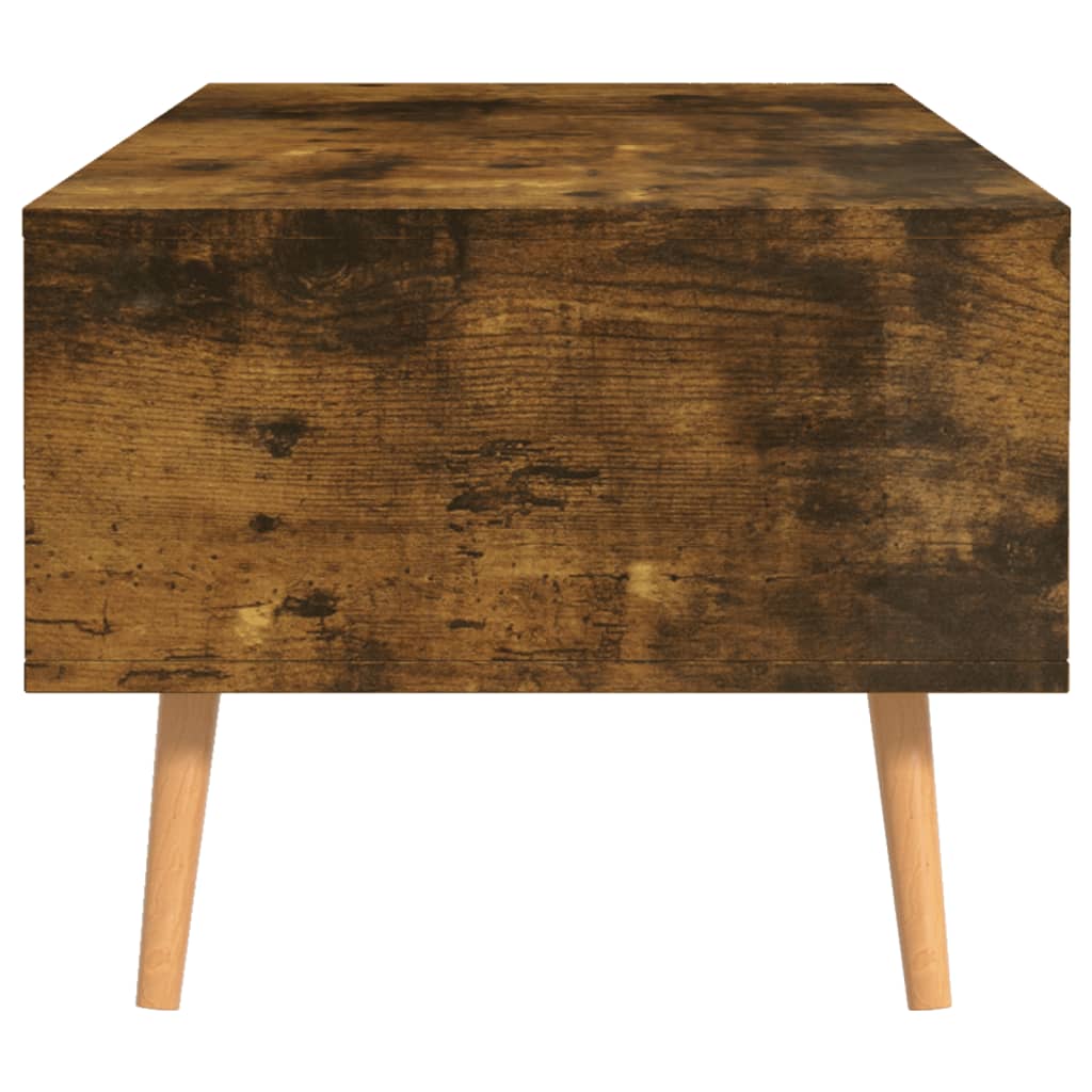 vidaXL kafijas galdiņš, ozolkoka krāsā, 100x49,5x43 cm, skaidu plāksne