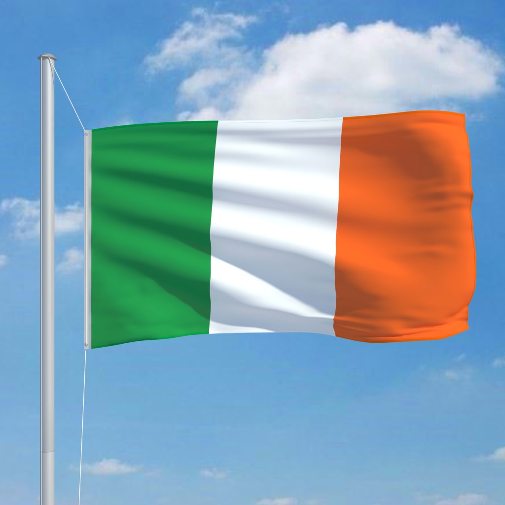 vidaXL Īrijas karogs, 90x150 cm