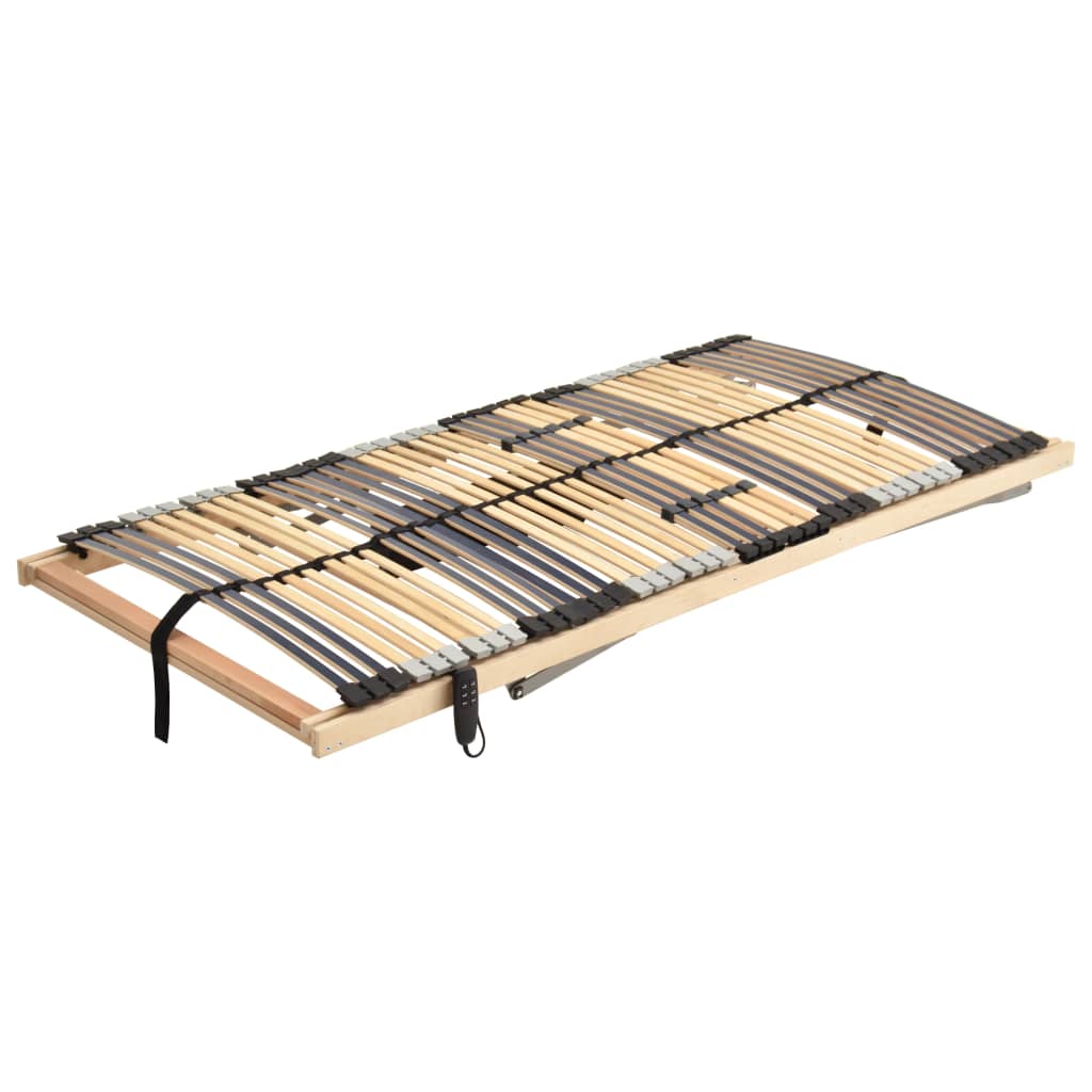 vidaXL elektriskas gultas redeles, 42 līstītes, 7 zonas, 80x200 cm