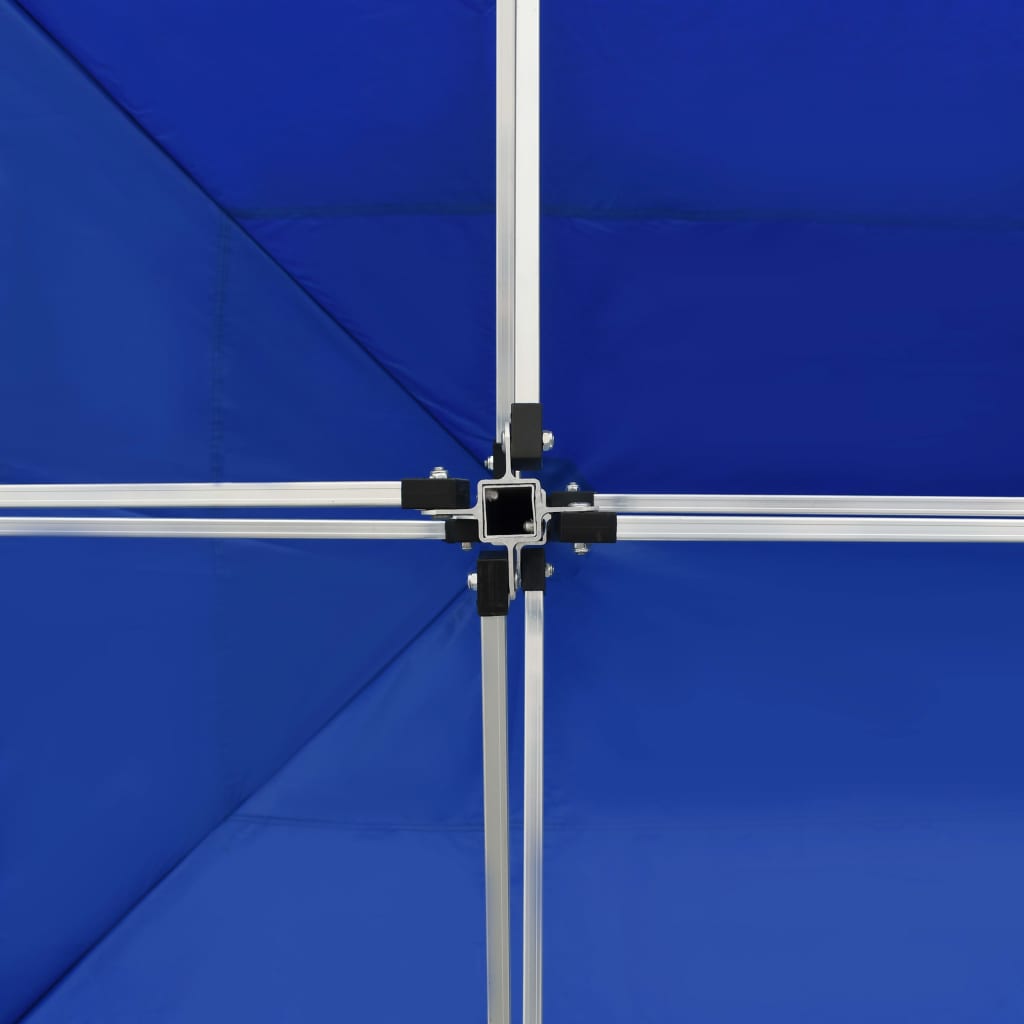 vidaXL saliekama nojume, 4,5x3 m, alumīnijs, zila