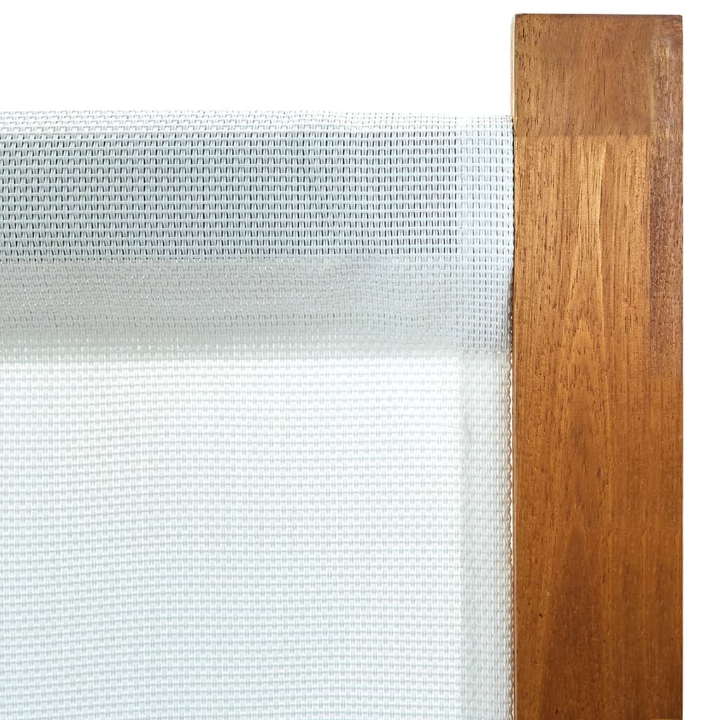 vidaXL 5-paneļu istabas aizslietnis, krēmbalts, 350x170 cm
