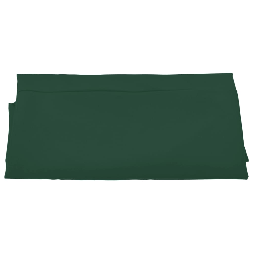 vidaXL saulessarga rezerves audums, zaļš, 350 cm