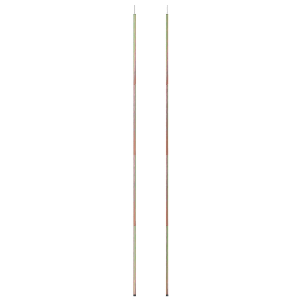 vidaXL saulessarga kāti, 2 gab., 250 cm, cinkots tērauds