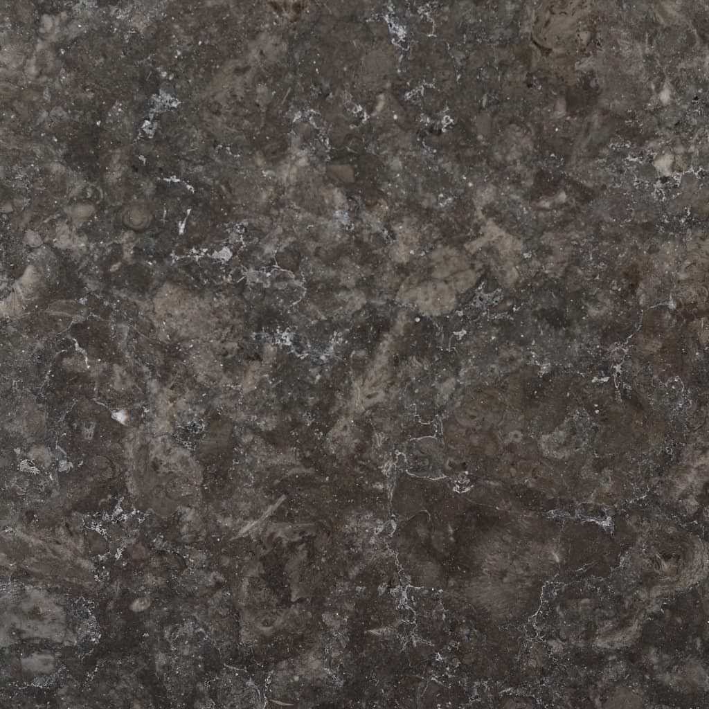 vidaXL galda virsma, Ø60x2,5 cm, melns marmors