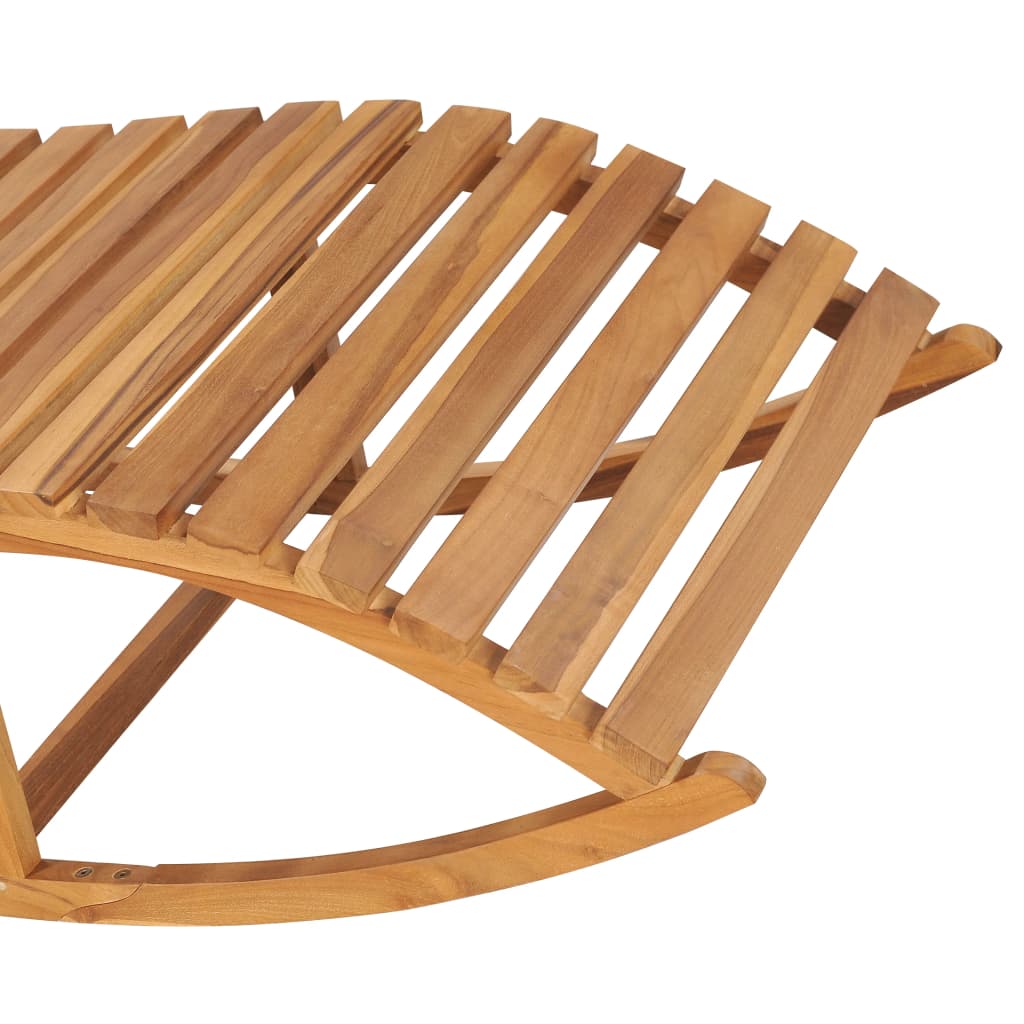 vidaXL sauļošanās šūpuļkrēsls, masīvs tīkkoks