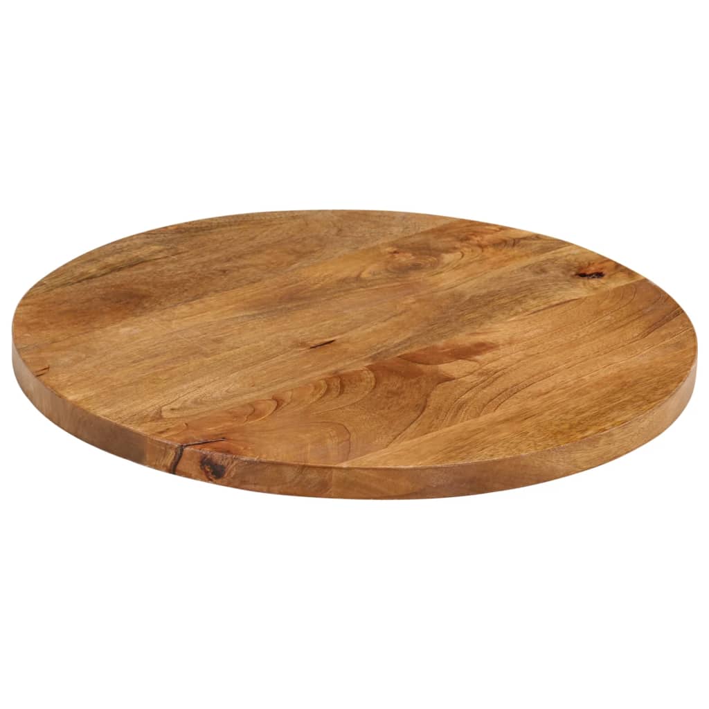 vidaXL galda virsma, Ø 60x2,5 cm, apaļa, mango masīvkoks